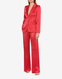 Veste en soie mélangée cocktail - Pink