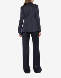Veste en soie mélangée - Dark Blue