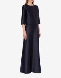 Short shiny jacket - Dark Blue