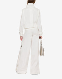 Veste en toile de coton - White