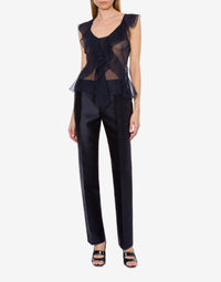 Top en mousseline de soie - Dark Blue