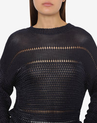 Pull ajouré brillant - Blue