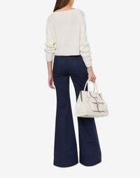 Pull en coton et cachemire - White