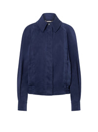 Veste à col chemise - Blue
