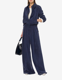 Veste à col chemise - Blue
