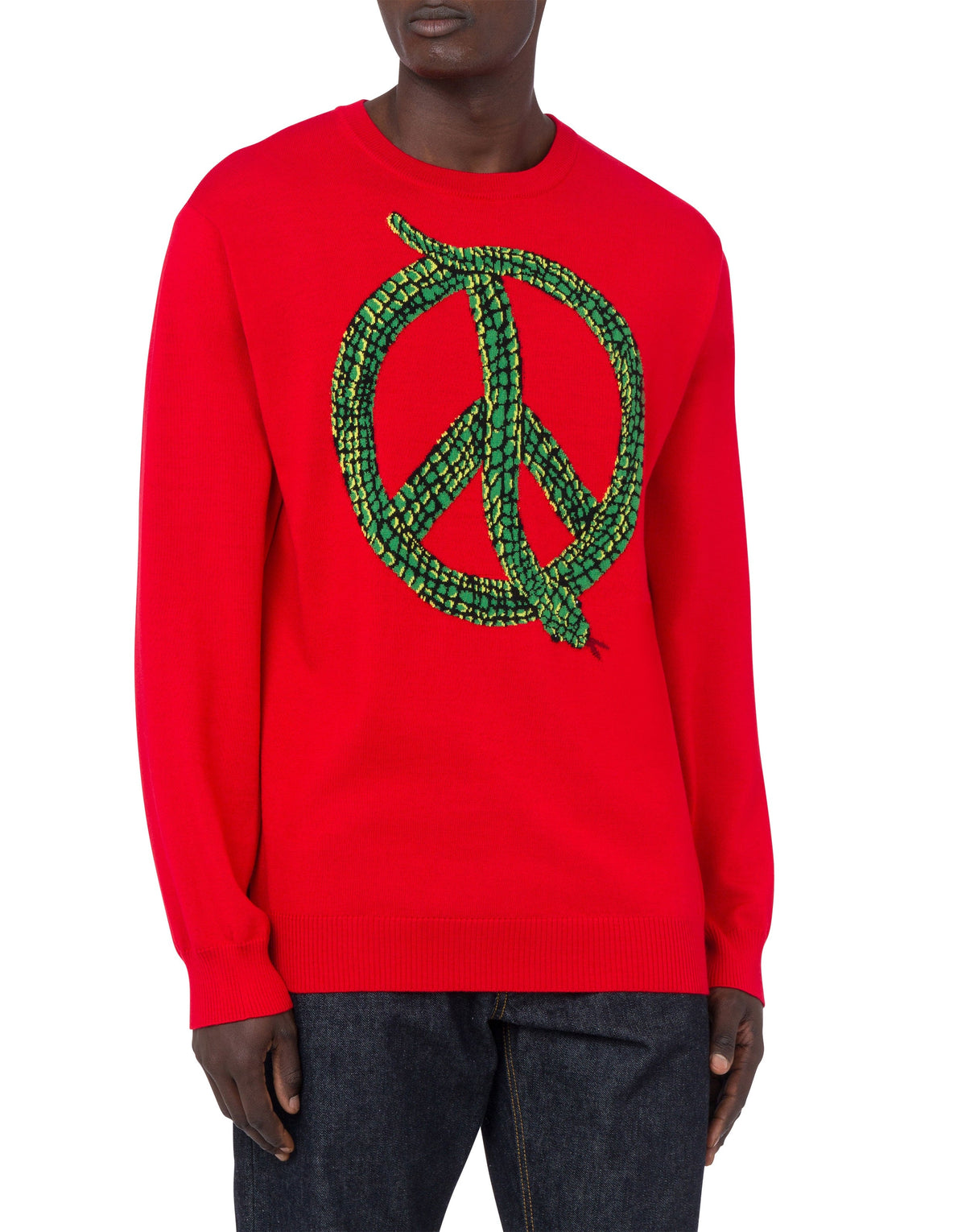 Pull Lunar New Year en laine - Red
