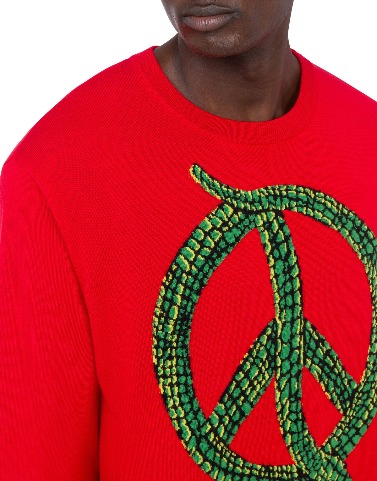 Pull Lunar New Year en laine - Red