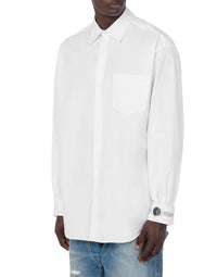 Chemise imprimé Wristwatch en coton - White