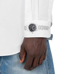 Chemise imprimé Wristwatch en coton - White