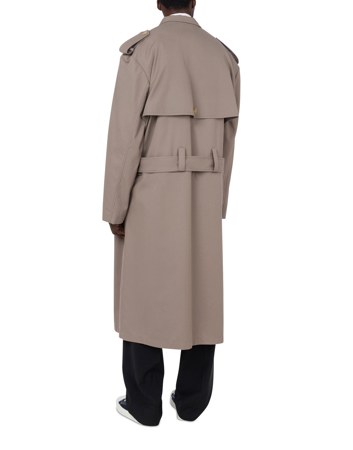 Tailored Twist gabardine trench coat - Beige
