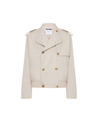Veste de tailleur Twist en coton - Beige