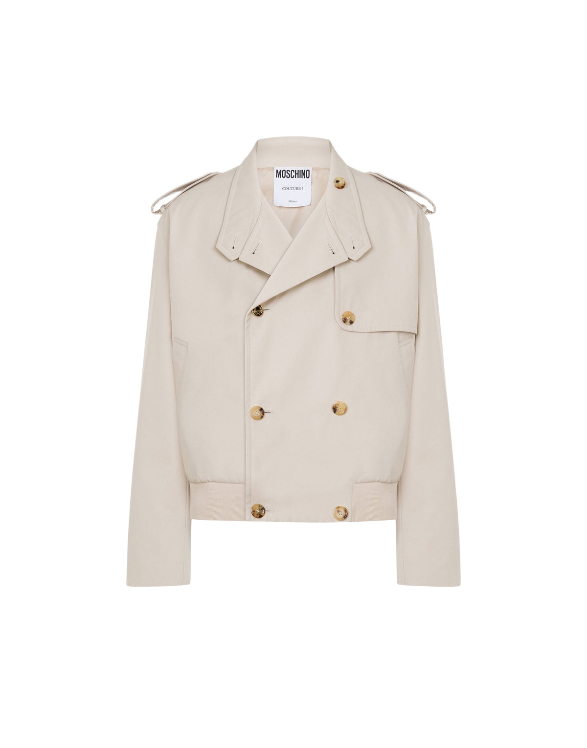 Veste de tailleur Twist en coton - Beige