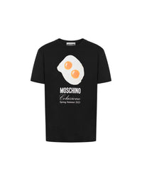 T-shirt Eggs en coton - Black