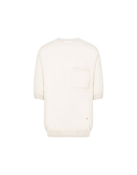 Pull Golden M en laine et soie - White