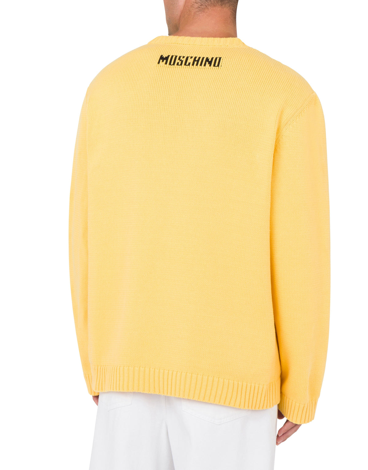 Pull Smiley en coton - Yellow
