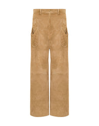 Pantalon Slipper en daim - Brown
