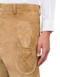 Pantalon Slipper en daim - Brown
