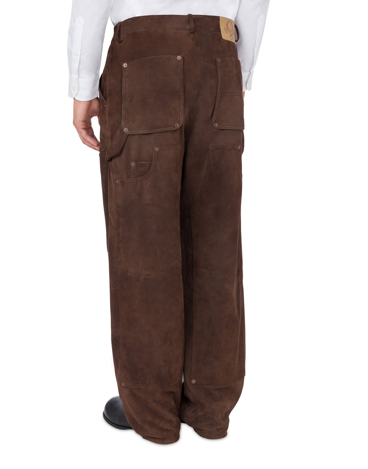 Pantalon en daim - Brown