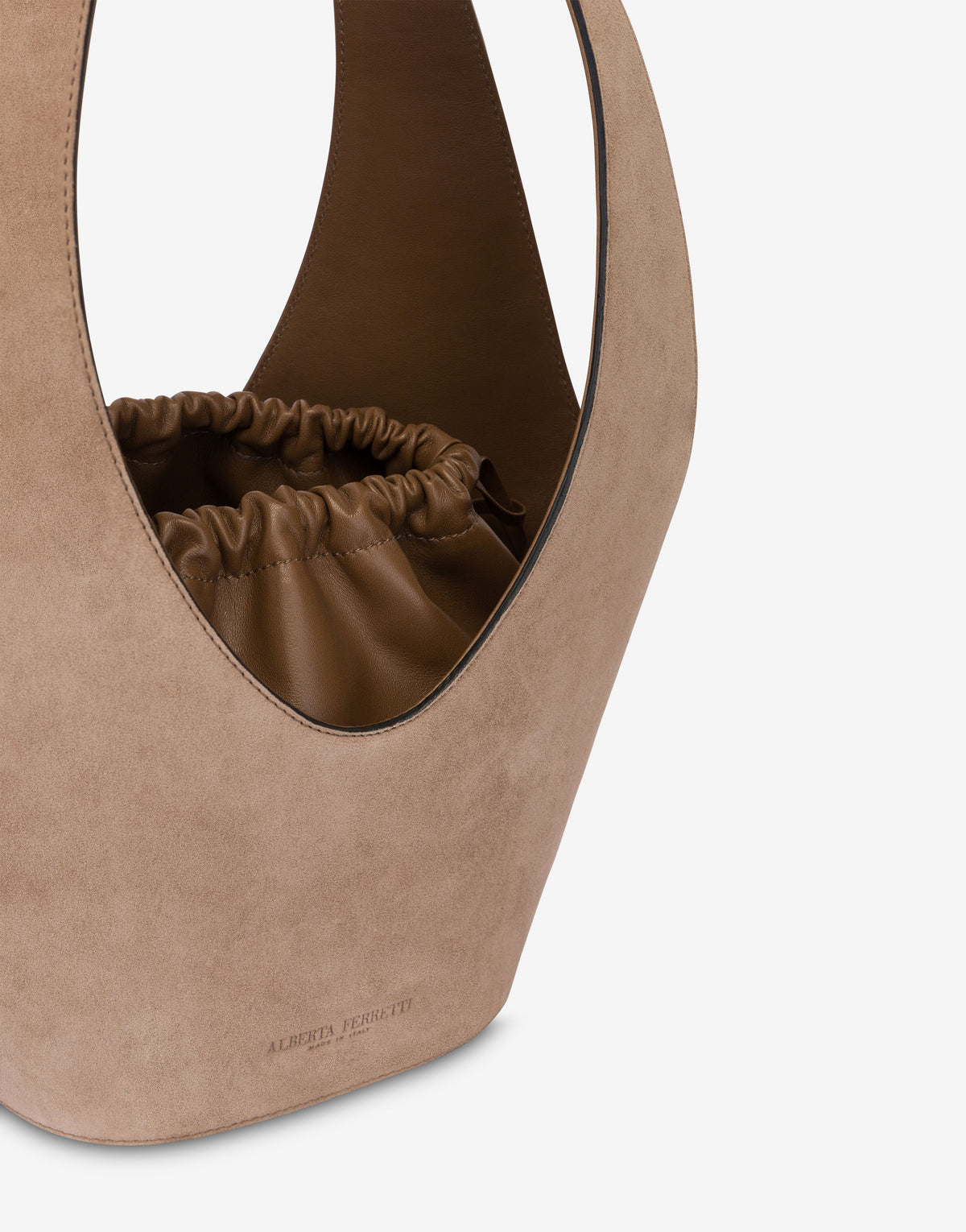 Sac maxi en daim - Green