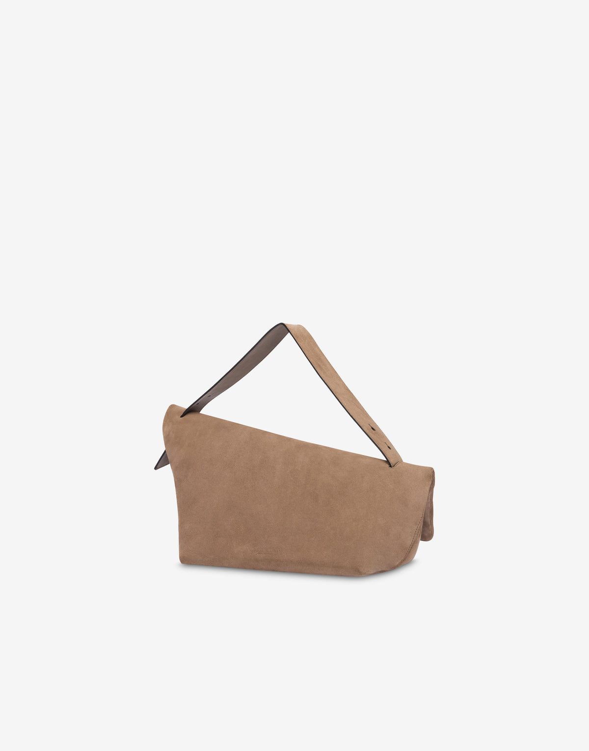 Sac Porté Épaule à Rabat en Daim - Green