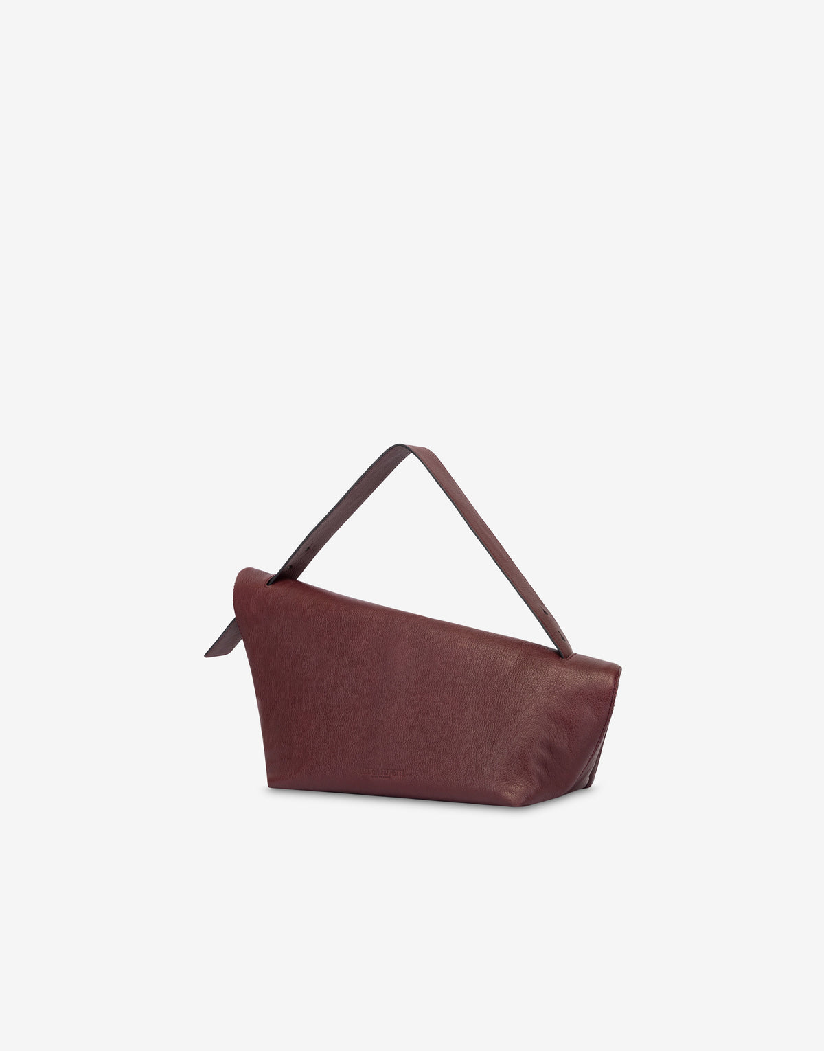 Sac Porté Épaule à Rabat en Daim - Red