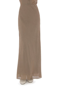 Jupe Longue Fluide - Beige