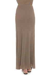 Jupe Longue Fluide - Beige