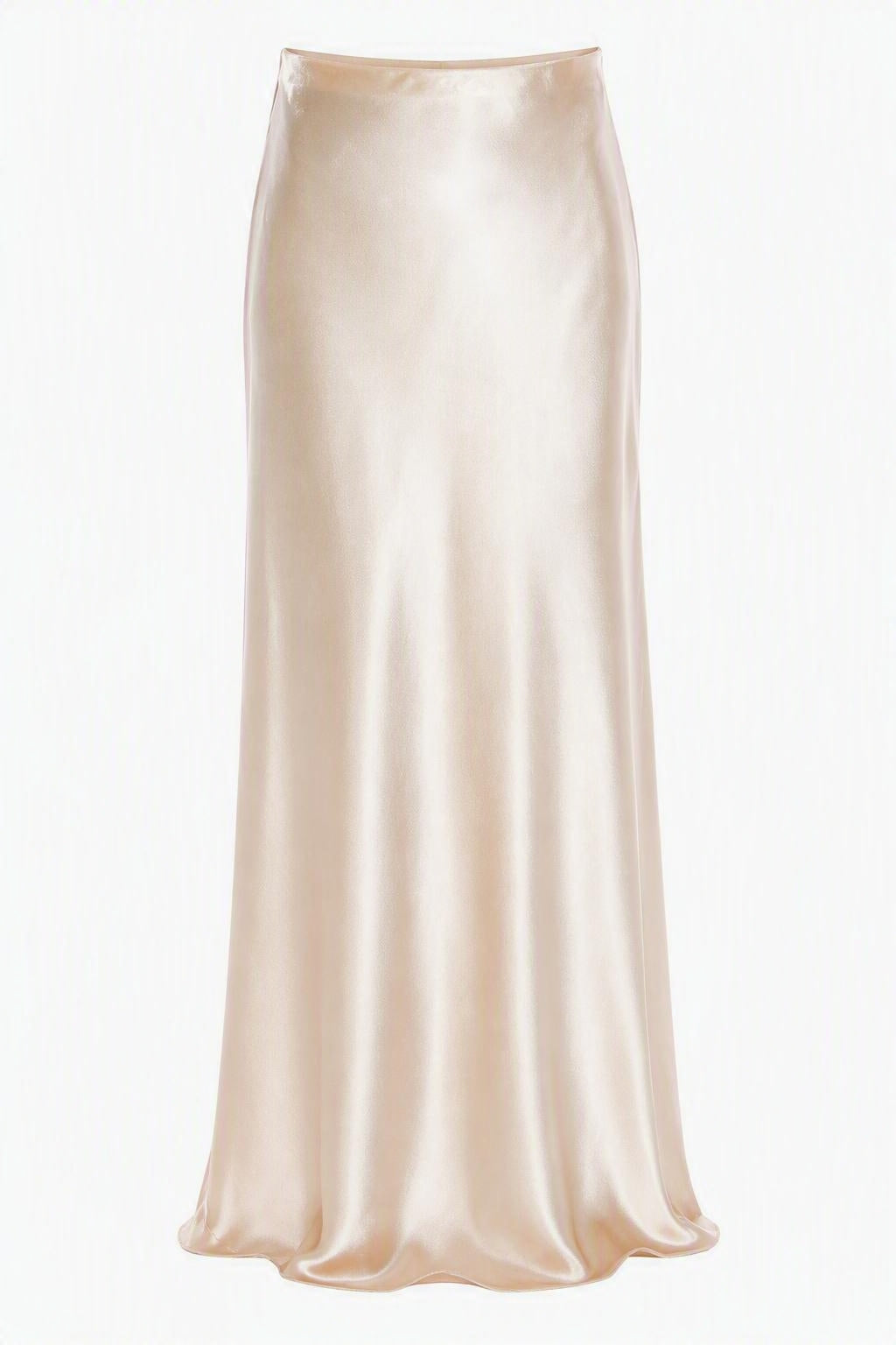 Jupe longue en velours - Ivory