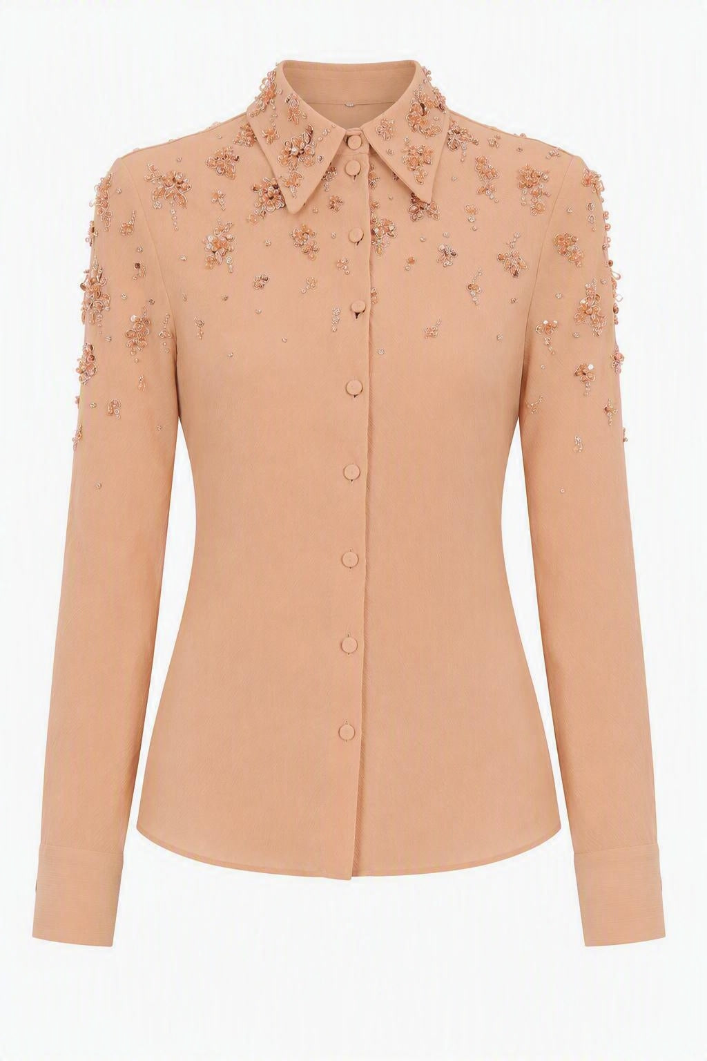 Chemise Ajustée Ornée - Pink