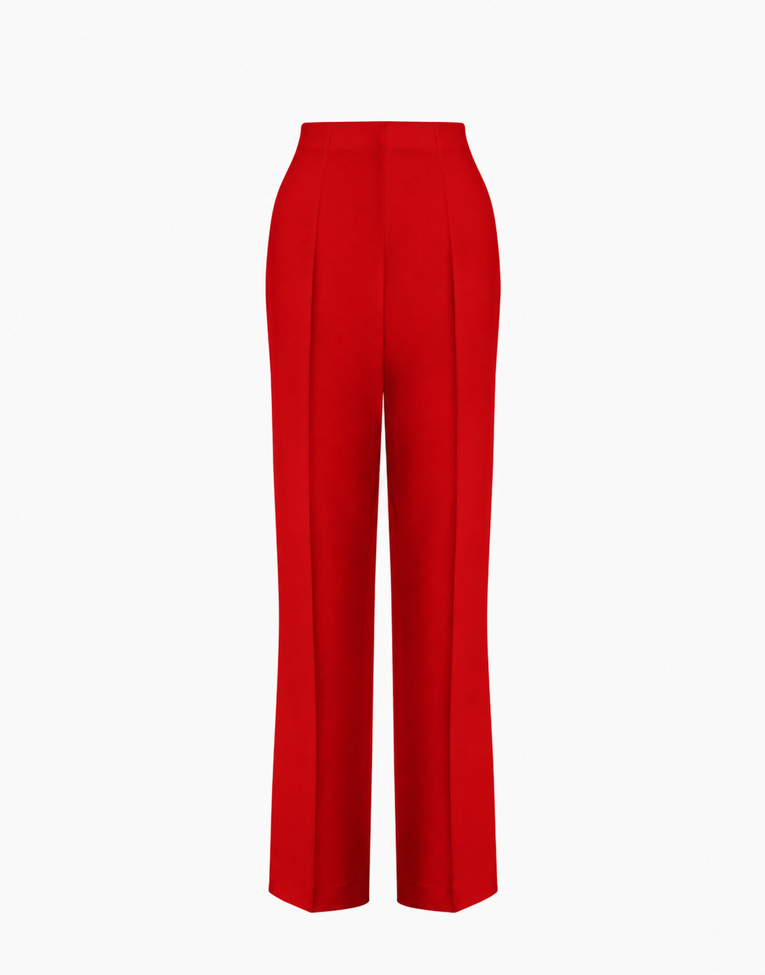 Pantalon de tailleur en cady extensible - Red