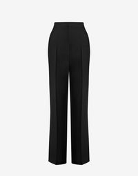 Pantalon de tailleur en cady extensible - Black