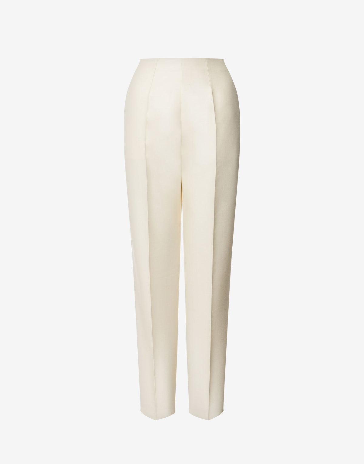Pantalon de costume en laine et soie - Ivory
