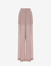 Pantalon large en georgette - Grey