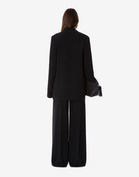 Pantalon en cady stretch fluide - Black
