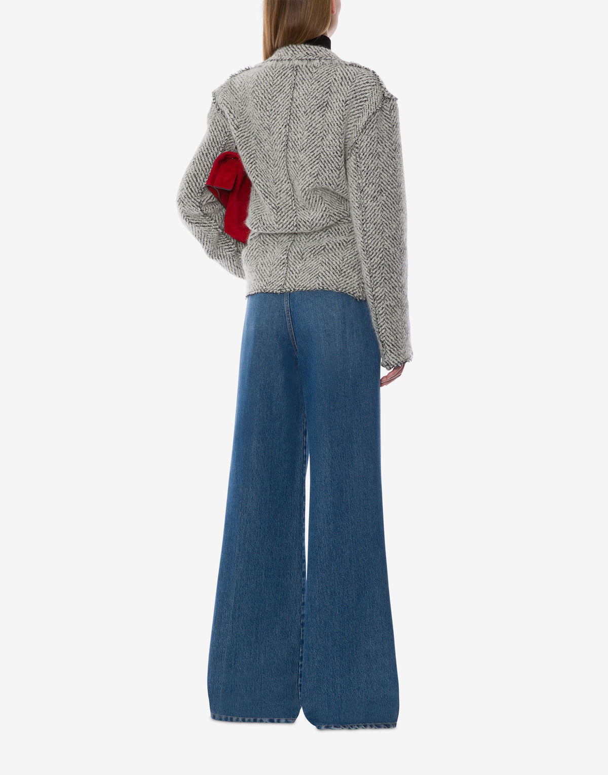 Pantalon large en denim - Blue