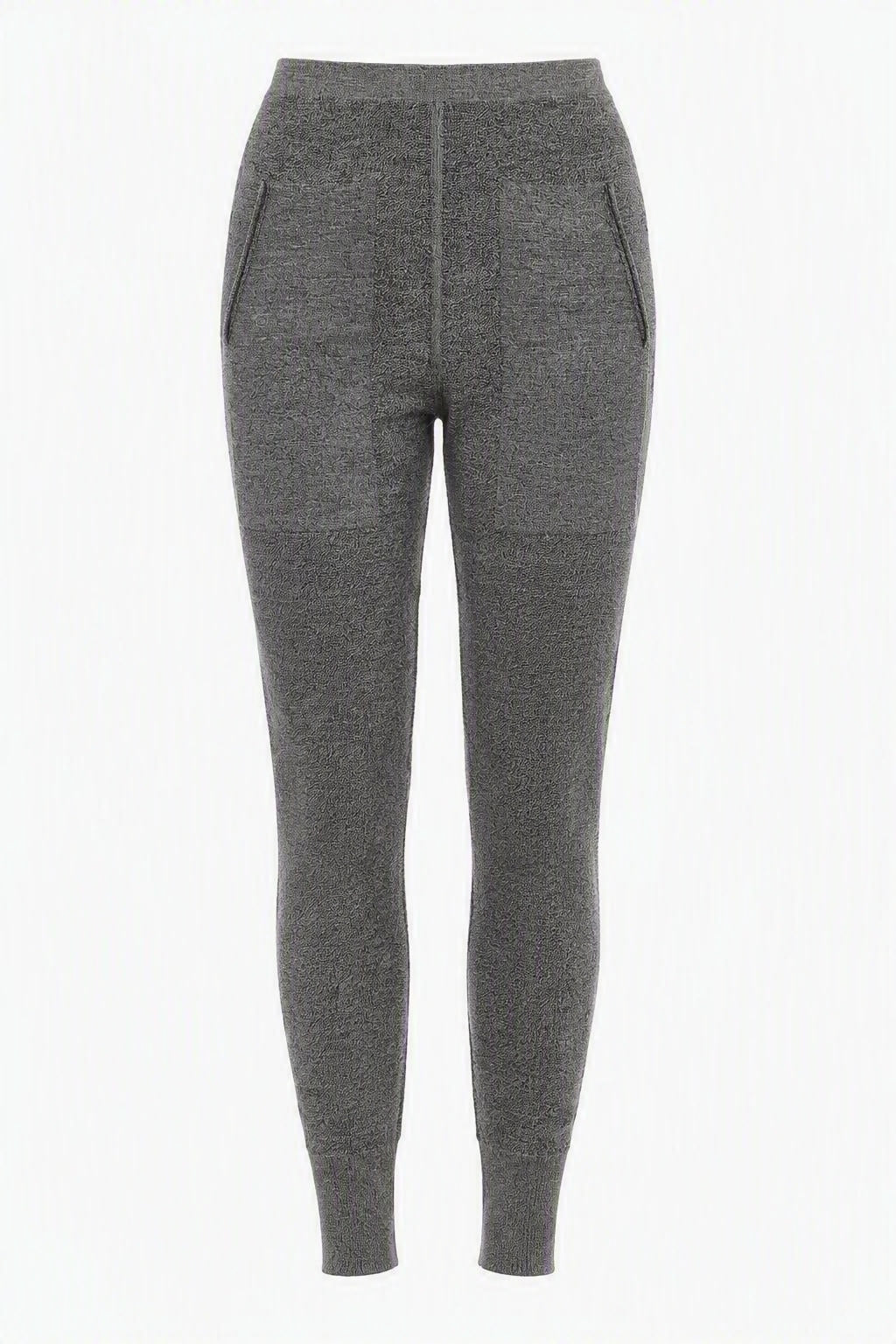 Pantalon Ajusté en Maille - Black