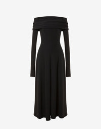 Robe de soirée décolletée - Black