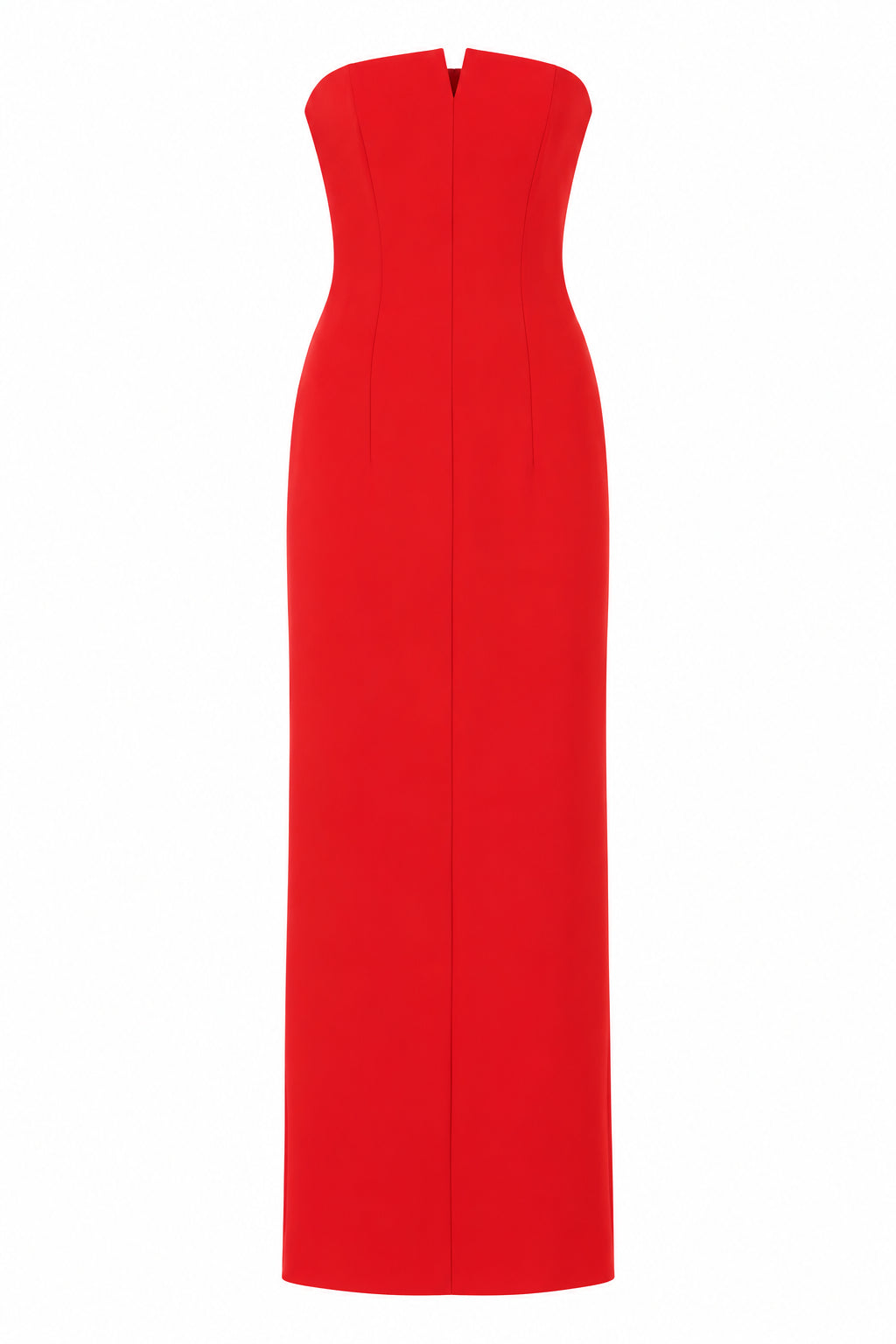 Robe Longue Bustier Colonne - Red
