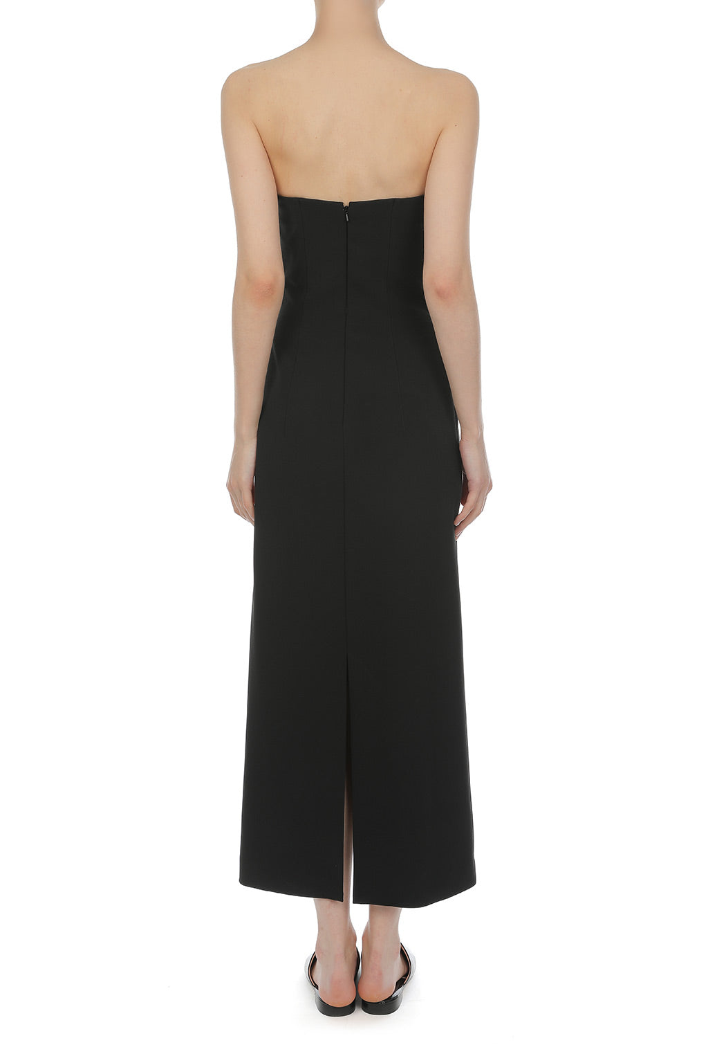 Robe Longue Bustier Colonne - Black