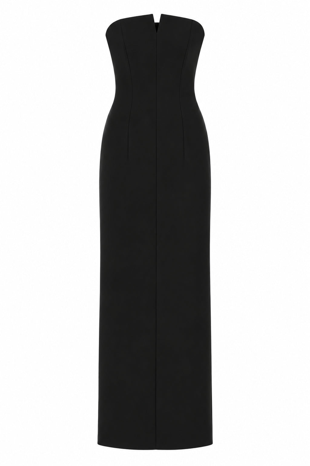Robe Longue Bustier Colonne - Black