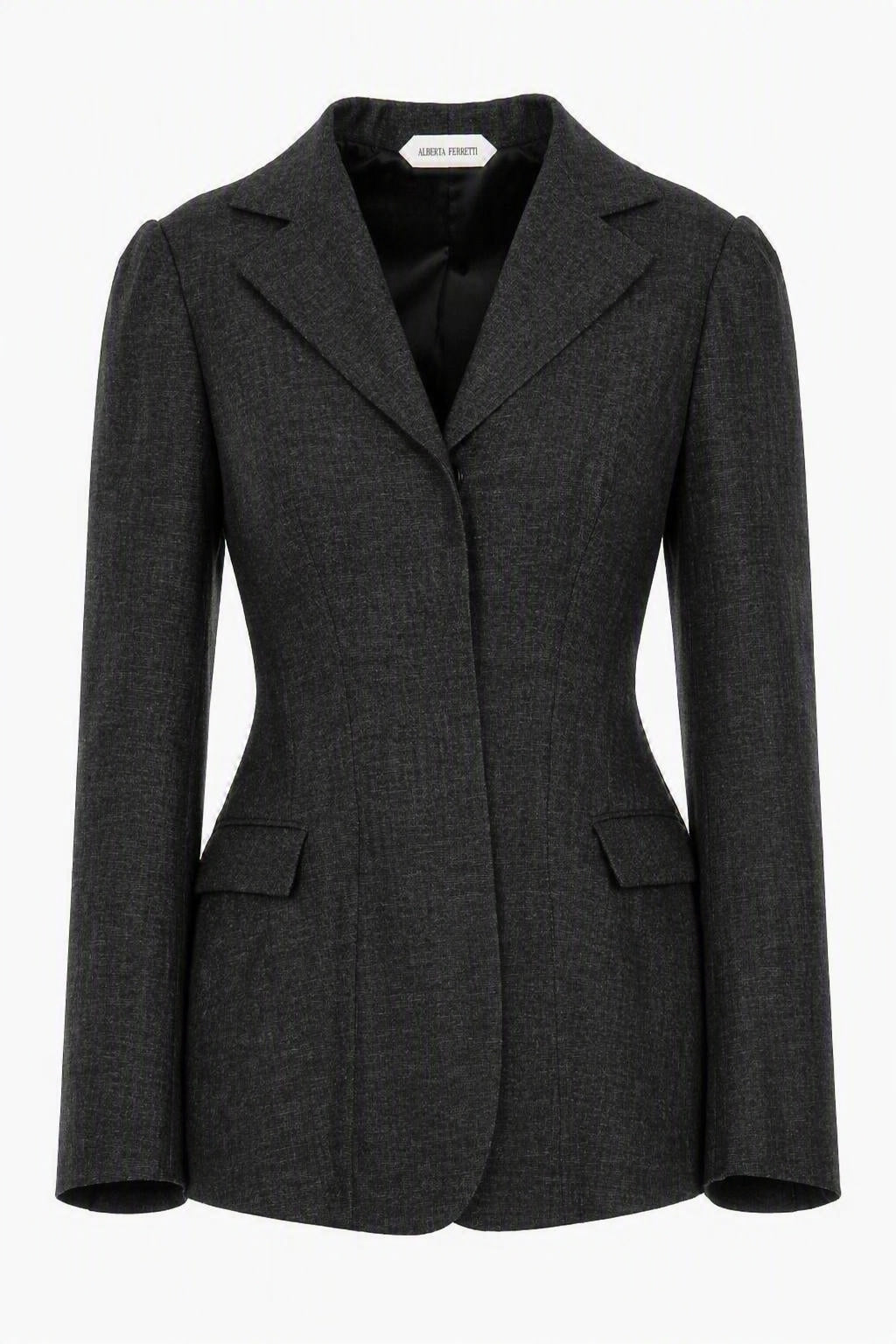 Veste de cocktail en laine extensible - Grey
