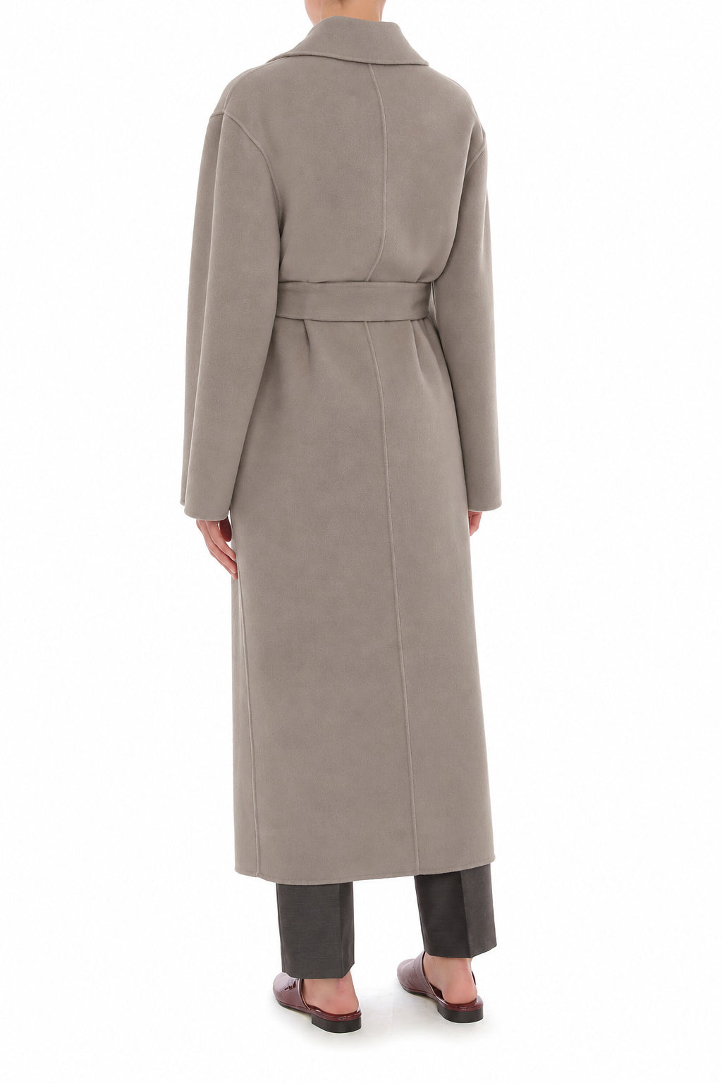 Manteau Portefeuille Ceinturé - Beige