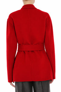 Manteau Portefeuille Ceinturé - Red