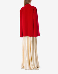 Veste de chambre ceinturée en cachemire - Red