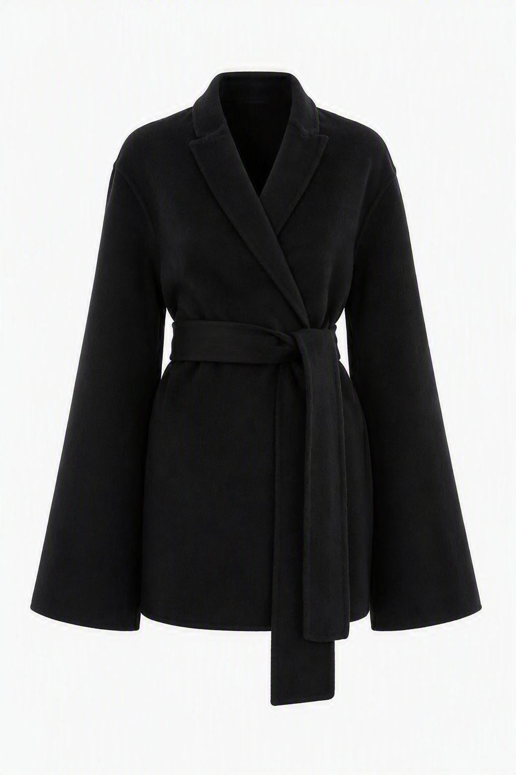 Veste de chambre ceinturée en cachemire - Grey