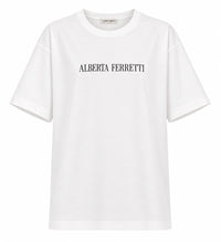 T-shirt Oversize à Logo Imprimé - White