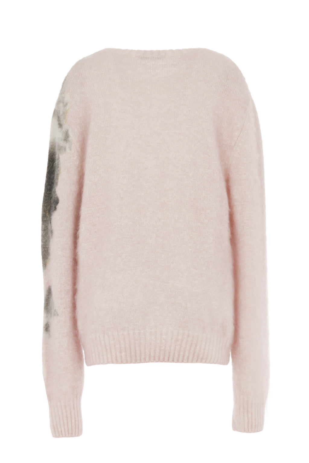 Pull en mohair imprimé orchidée - Pink