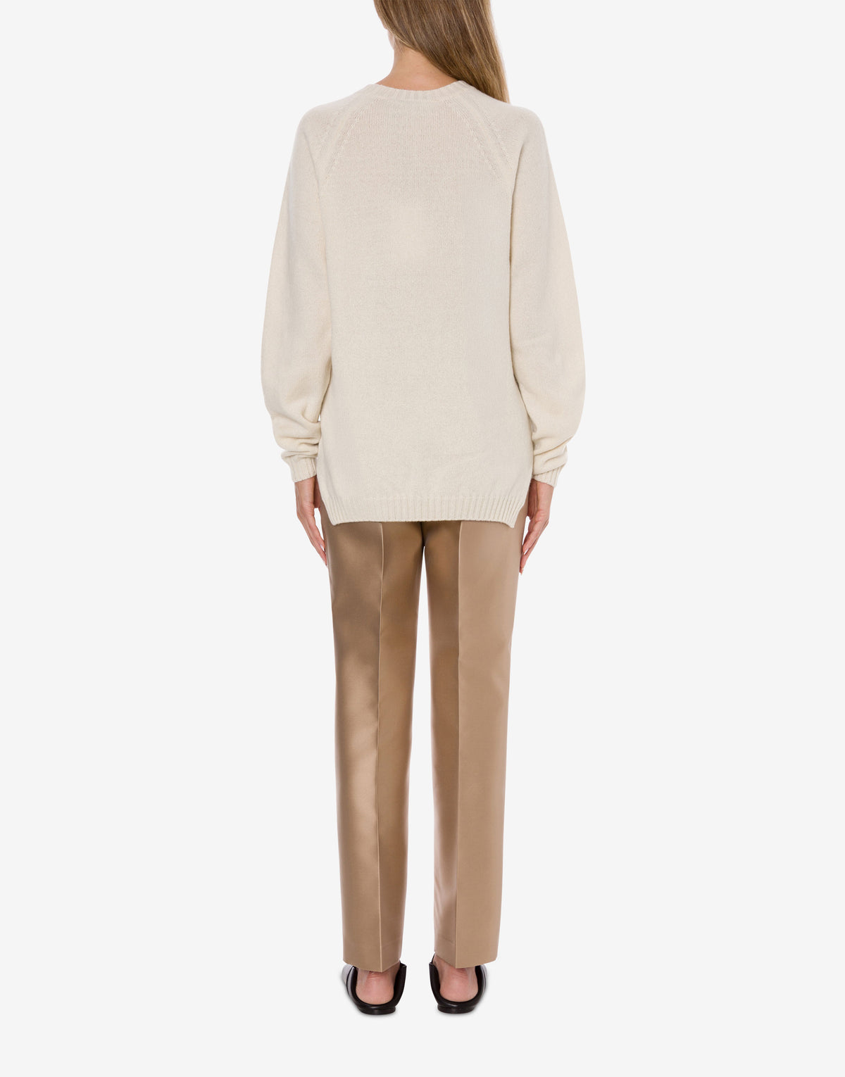 Pull en cachemire avec logo - Ivory