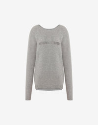 Pull en cachemire avec logo - Grey