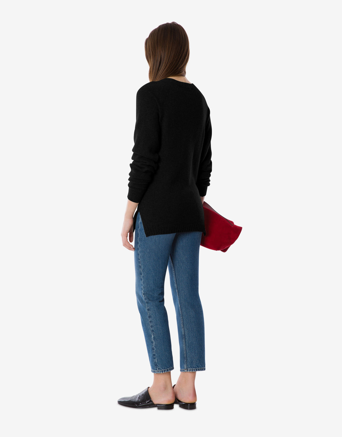 Pull en cachemire avec logo - Black
